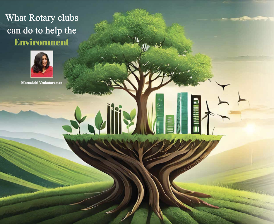 ESRAG Director Dr. Mina Ventakaraman's article in the April issue of Rotary News India.