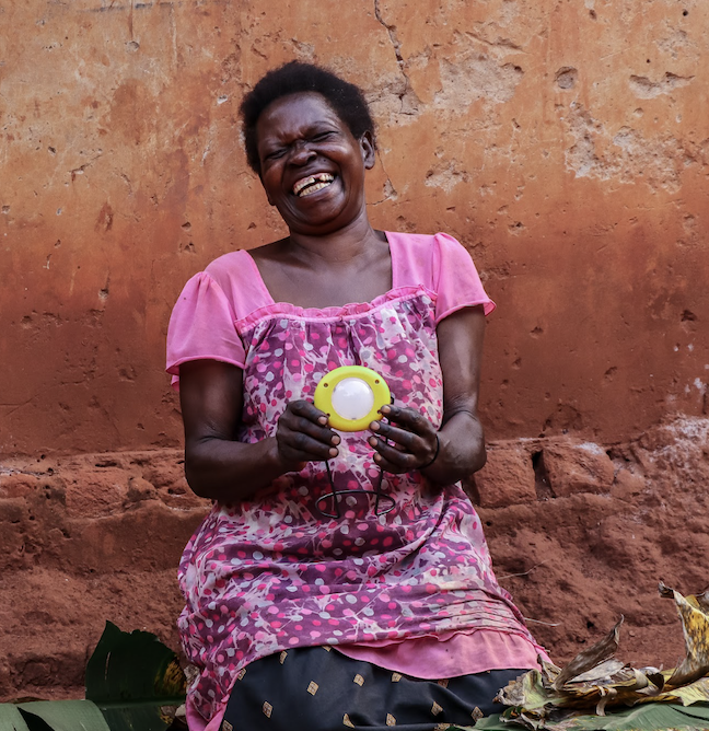 Solar light in Rwanda