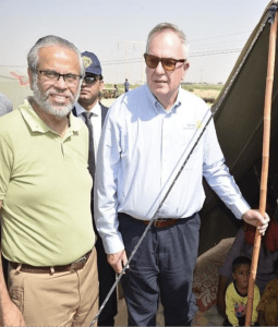 Touring Pakistan's Climate Disaster: RI Director Faiz and RI President-Elect Gordon McInally