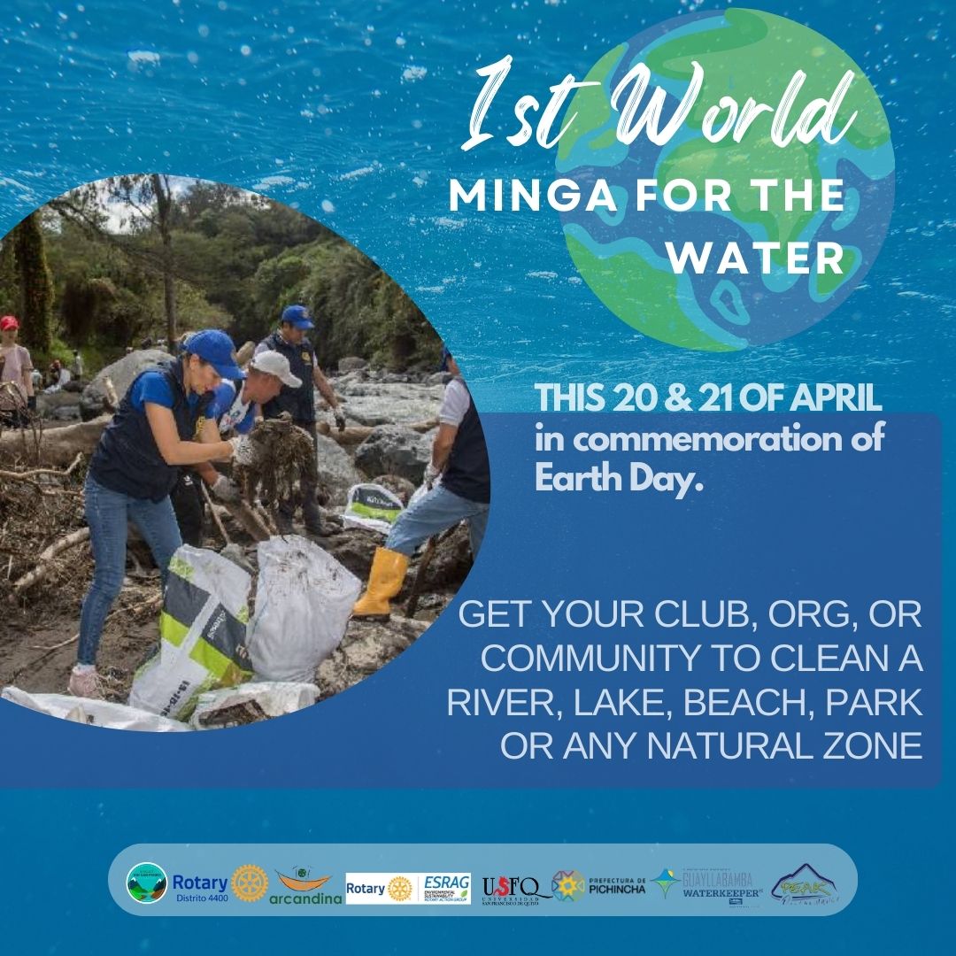 Earth Day Water Minga building worldwide momentum, spanning 10 countries