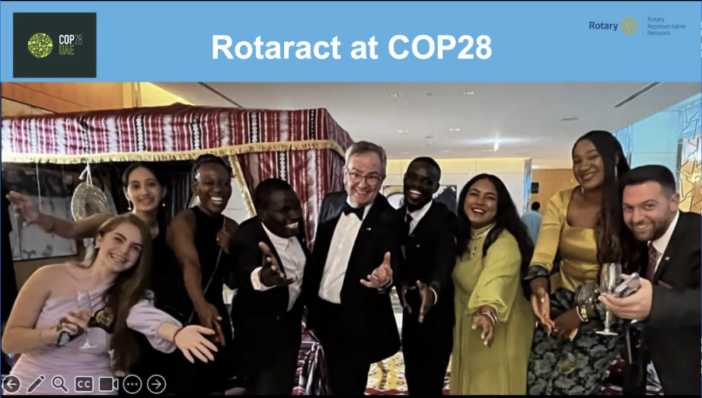 People at gala at COP 28