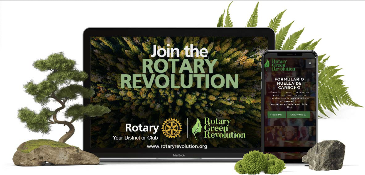 Rotary Green Revolution graphic