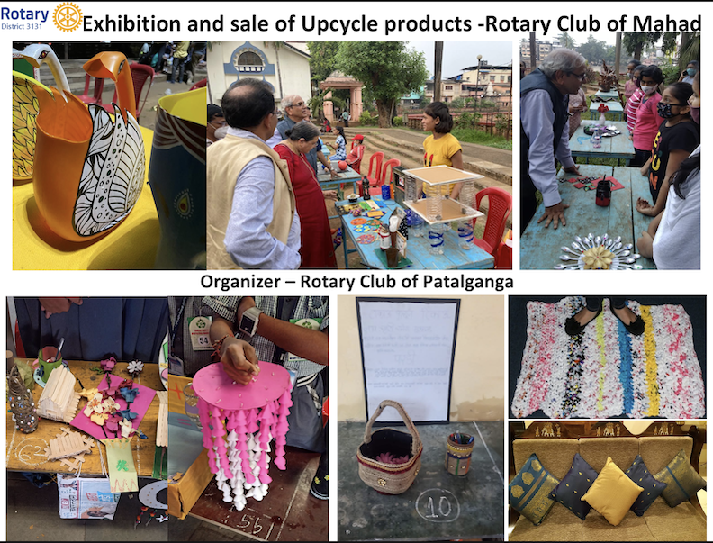 Student exhibition and sale of upcycle products